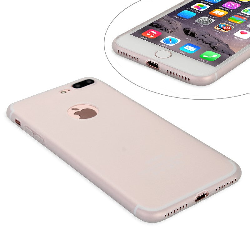 Fashion Multiple Color Soft TPU Phone Cover Case for iPhone 7 - White