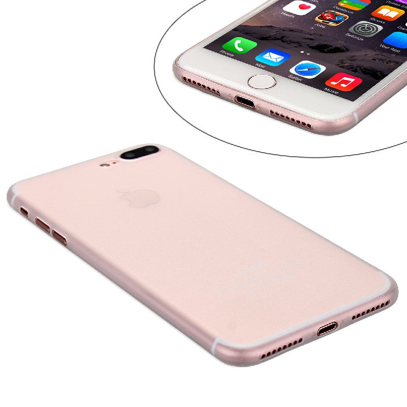 Fashion Full Cover PC Frosted Thin Phone Cover Case for iPhone 7 Plus - White