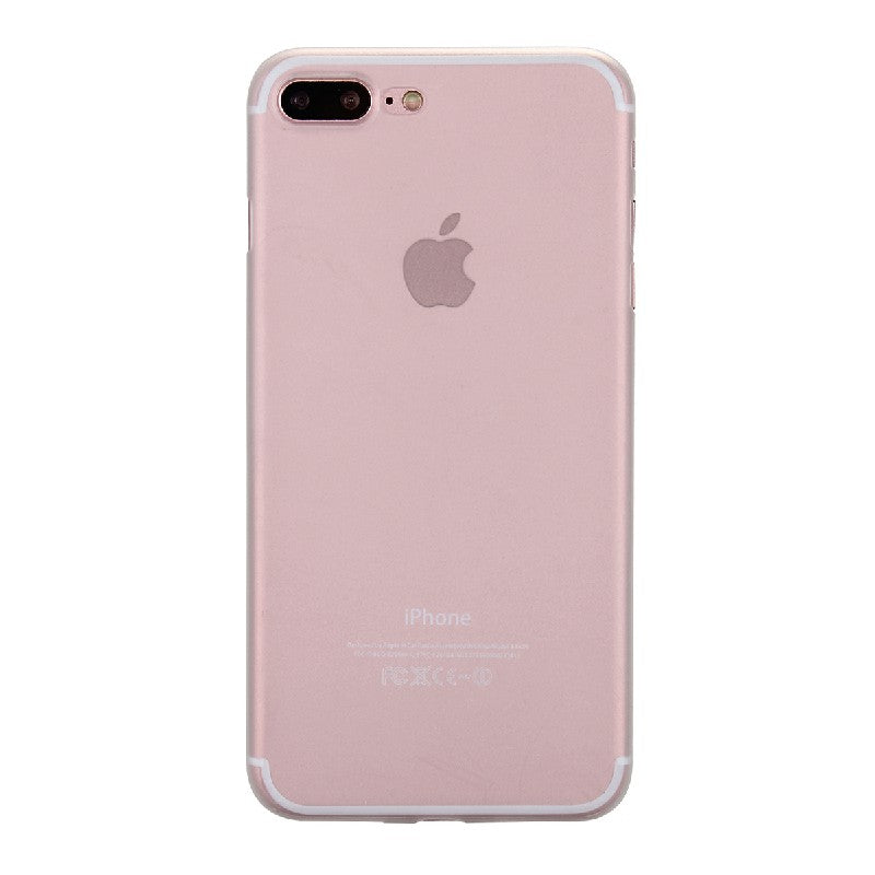 Fashion Full Cover PC Frosted Thin Phone Cover Case for iPhone 7 Plus - White