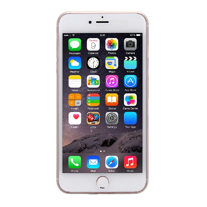 Fashion Full Cover PC Frosted Thin Phone Cover Case for iPhone 7 Plus - White
