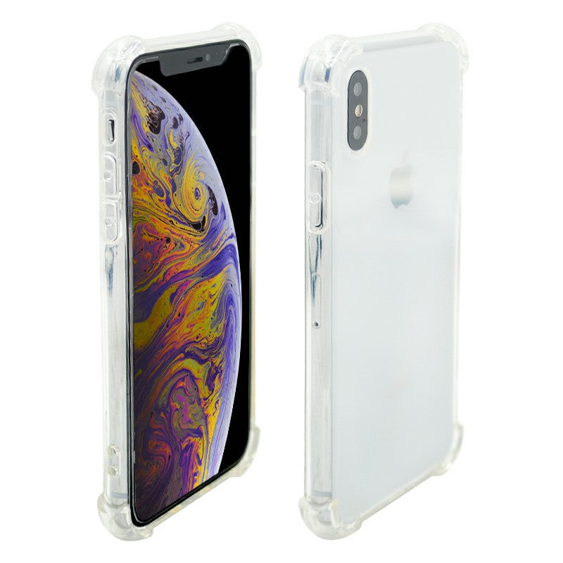 TPU Rubber Soft Skin Silicone Protective Case Phone Cover for iPhone XS Max-Clear